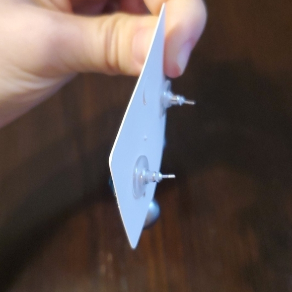 Unique crystal flower pearl drop boho earrings … - Picture 8 of 8